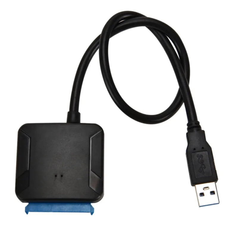 USB 3.0 Adapter Cable for 2.5" 3.5" HDD SSD Hard Drive 5Gbps External Converter with 12V Power Adapter USB 3.0 to SATA Converter