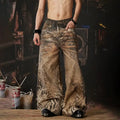 LUZHEN Original Y2K Style Baggy Tie-dyed Pattern Wide Leg | SAMAG