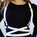 Women Punk Belt Fashion Leather Waist Belt Female Street Style Decoration Suspenders for Women Gothic Clothing Accessories