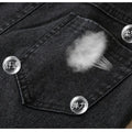 Maternity Pregnancy Skinny Trousers Jeans Pants Elastic Pregnant Women's Feet Stomach Lift  Stretch Denim