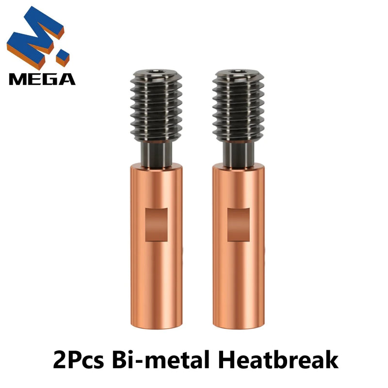 E3D V6 Heatbreak Heatsink Kit Titanium Alloy Bi-Metal Throat For Kingroon KP3S KP3S Pro S1 KP5L 3D Printer Parts Accessories