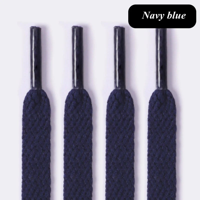 Classic Casual Thicken Shoelaces Athletic String 8MM Flat Shoe Laces Sport Leisure Women Sneaker Shoelaces AJ/AF1 Accessories