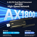 Kebidumei AX1800 USB 3.0 WiFi 6 Adapter Dual Band 2.4G/5G Wireless Network Card MU - MIMO WPA3 for PC - Visuel 3 | SAMAG
