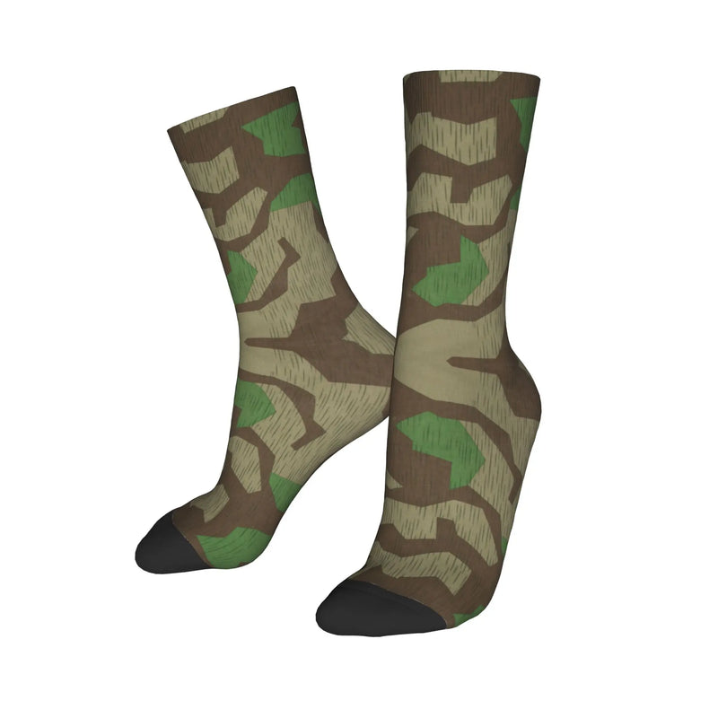 Custom Cute Military Camo Camouflage Army Socks Women Men Warm 3D Printing  Sports Basketball Socks