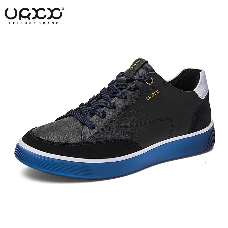 Genuine Leather Shoes Men High Quality Trekking Casual Athletic Sneaker Outdoor Walking Summer Breathable Lightweight Men Shoes