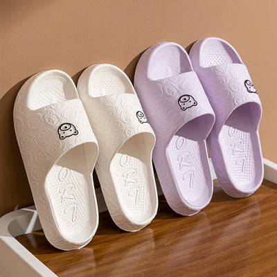 Women's Slippers Summer Printting Cute Bear Indoor | SAMAG