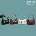 Retro Y2K  Pleated Hobo Shoulder Bag for Women Hot Selling Maillard Style Underarm Bag Clutch Handbags for Travel Work Shopping
