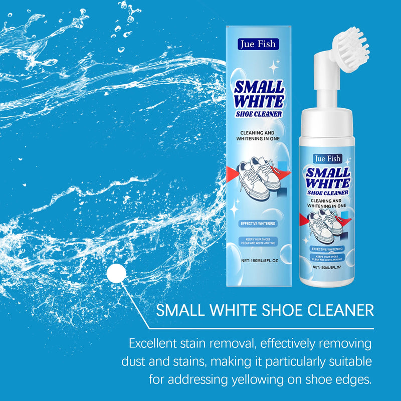 White Shoe Cleaner No-Wash Dry Cleaning Foam Decontamination Whitening Polish Leather Suede Canvas Sneakers Quick Cleanse Care