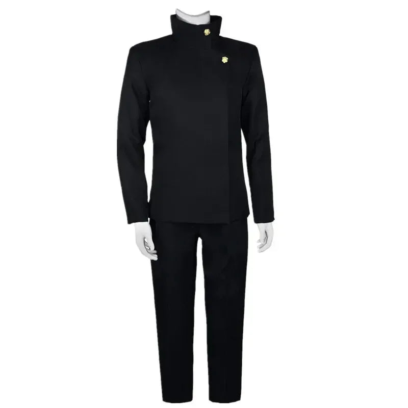 Jujutsu Kaisen Anime Fushiguro Megumi Cosplay Costume Top Pants Blue Halloween Party Uniform Set gdk