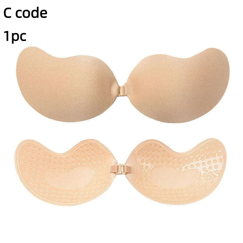 Mango cup nipple cover, ultra-thin breathable gathering invisible bra, suitable for women's summer camisole vest