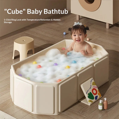 Large Baby Bathtub 0-5 Year Old Children Foldable Tub | SAMAG