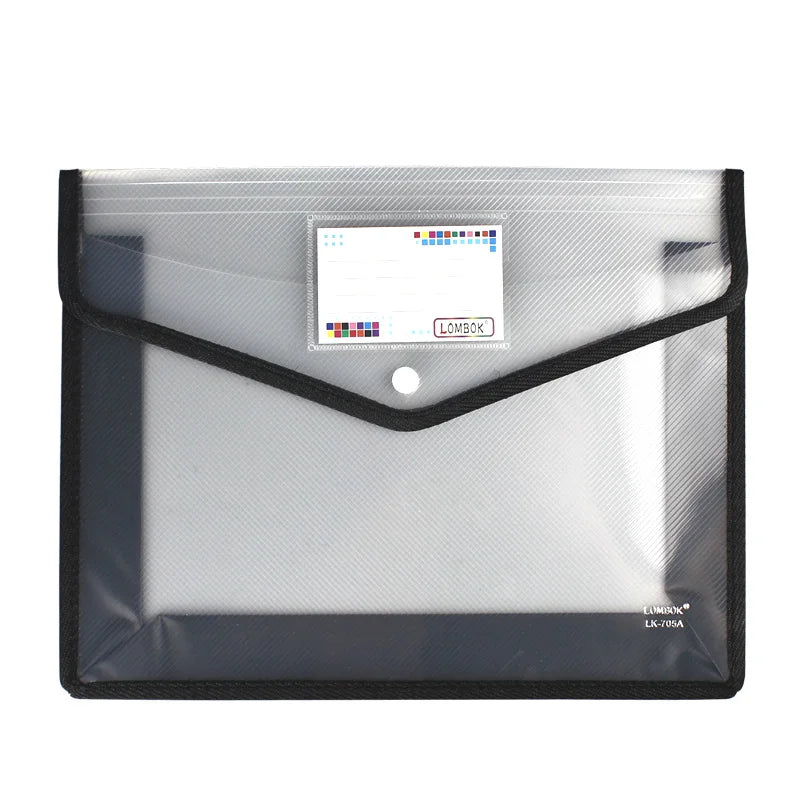 A3 Extra Large Document Bag Snap Button Bag 8k Drawing Paper Simple Data File Painting Work Storage Bag Large Information Bag
