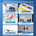 Freezer Large Capacity Frozen Display Refrigerated Fresh-keeping Glass Horizontal Ice Cream Cabinet