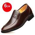 Autumn Increased 6 Cm Men Formal Shoes Hidden Heel Men's Wedding Oxfords Heighten Tall Male Dress Leather Footwear