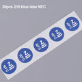 1/20/50Pcs 2.5cm NFC Labels Stickers Badges Label Sticker RFID Electronic Tag Rewritable Secret Key Sticker NFC Tags