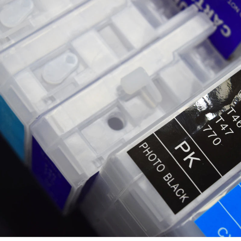 T46S T47A Refillable Ink Cartridge Without Chip For Epson SureColor SC-P700 SC-P900 P700 P900 Printer