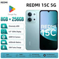 2026 new Redmi 15C 5G 8GB+256GB Smartphone, Dimensity 6300, 120Hz Display, 50MP AI Camera, 6000mAh Battery, 33W Turbo Charge