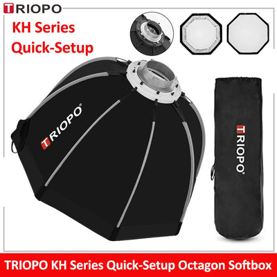 TRIOPO KH Octagon Softbox Quick-Setup Soft Box Bowens | SAMAG