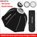 TRIOPO KH Octagon Softbox Quick-Setup Soft Box Bowens Mount for Sokani X100 X60 Mini Aputure 300c 200XS Godox LED Video Light