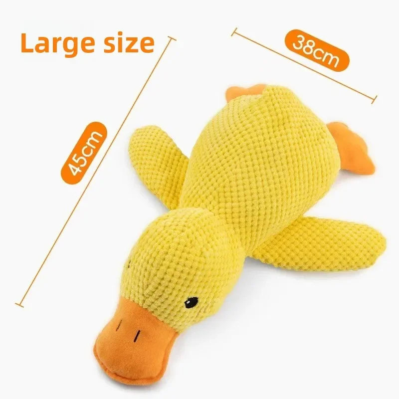 1/3PCS Things For Dogs Accessories Dog Supplies Calming Duck Squeaky Plush Toy Luxury Sleep Aid Durable Puppy Companion Pet