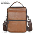 Hot Fashion Men Messenger Bags Genuine Leather Handbags for Man Luxury Brand Male Crossbody Bag for Mini Pad Boy Shoulder Bag