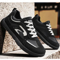 Men's Casual Sports Shoes with Low Heel Round Toe Soft Sole Multi-color Design Fashionable Large Size Walking Board Shoes