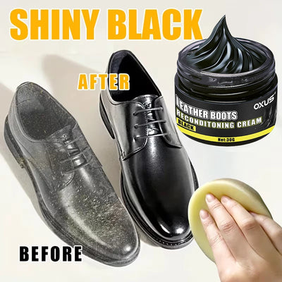 Leather Cream Shoe Polishing Maintenance Care Paste Black General Wax
