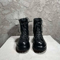 Men's High Top Shoes Platform Lace Up Zip Leather Luxury Man Sneakers High Street Autumn Black Yellow Designer Boots