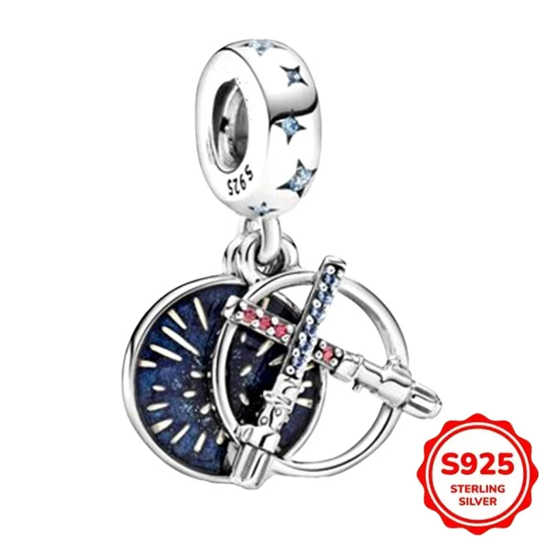 TOP Wars Charms Bracelet Beads 925 Sterling Silver Shadow Warrior Helmet Hot Series Womens Pendant DIY - Visuel 12 | SAMAG