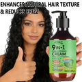 GSWP 9-In-1 Curl Styling Cream，with Rosemary, Batana Oil, Castor Oil, Keratin & Biotin.100ml/200ml