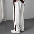 Spring Autumn Korean Fashion Patchwork Sweatshirt Elastic Casual Sweatpants Set Men Loose Comfortable - View 11 | SAMAG