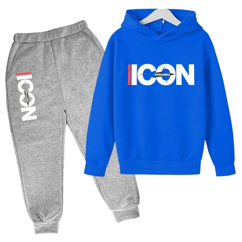 Children's Hooded Sweatshirt with Letters - 3-13 Years | SAMAG