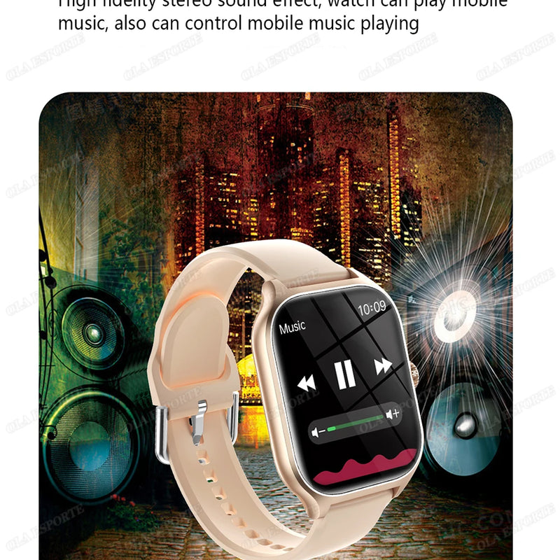Smart Watch For Android IOS Watches 1.83inch HD Display Bluetooth Call Message Alert Music Sports Mode Smartwatch Men Women Gift