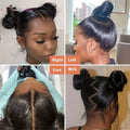 30 Inch Natural Black 360 Lace Front Straight Human Hair Wigs 360 HD Transparant Full Lace Glueless Wigs Human Hair Pre Plucked