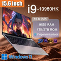 New 15.6" Gaming Laptop Intel Core i9 10980HK IPS 4K Gamer Computer 16GB DDR4 1TB SSD M.2 Windows 11 Pro Notebook PC