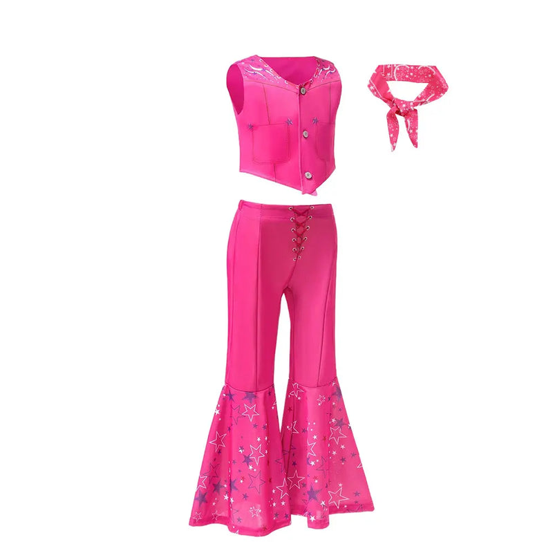 Summer Rose Pink Sleeveless Girl Cosplay Outfit Star - View 11 | SAMAG