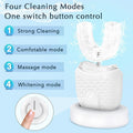 New Rechargeable Smart U-Shape Soft Ultrasonic Waterproof Wireless Toothbrush Set Travel Electric Toothbrush