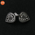 1 Pair Vintage Sweater Swirl Clip Cape Cloak Clips for Dress Retro Cardigan Clip Shawl Clasp Shirt Button Clip for Girl Women