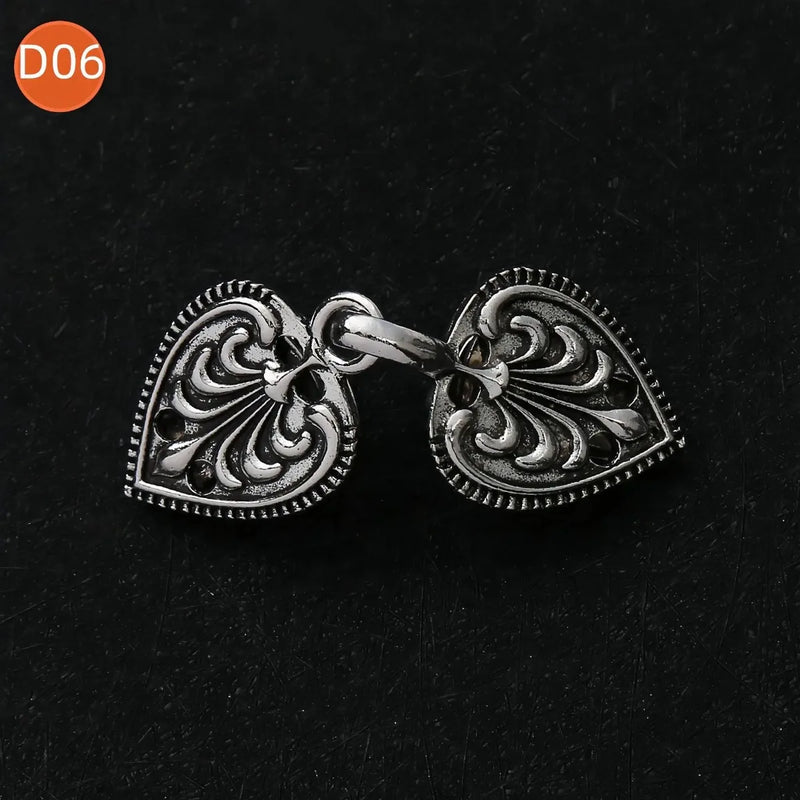 1 Pair Vintage Sweater Swirl Clip Cape Cloak Clips for Dress Retro Cardigan Clip Shawl Clasp Shirt Button Clip for Girl Women