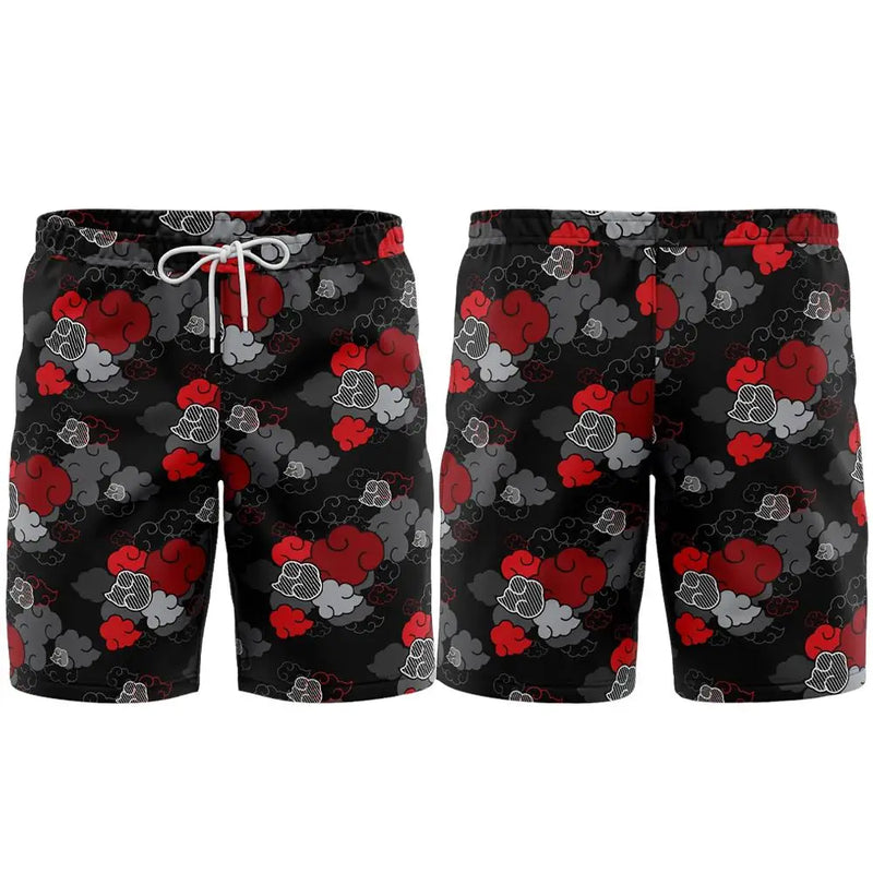 Japanese Anime Style Beach Swim Trunks 3D Print Quick Dry | SAMAG