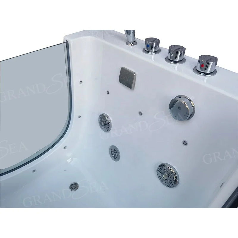 l Home Freestanding Hydrotherapy Baby SPA Bathtub Massage Thermostat Soaking Bathtub Acrylic Children's Bathtub
