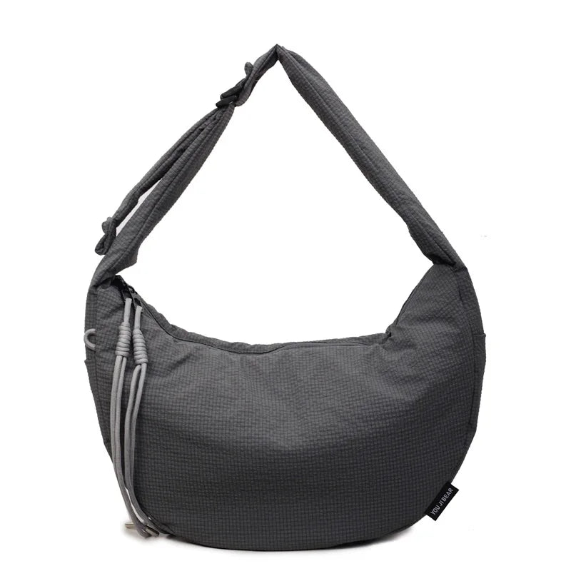 New Comfortable and Versatile Texture Hobo Bags Women Crossbody Bags Large Capacity Lightweight Casual Storage Bags Fashionable
