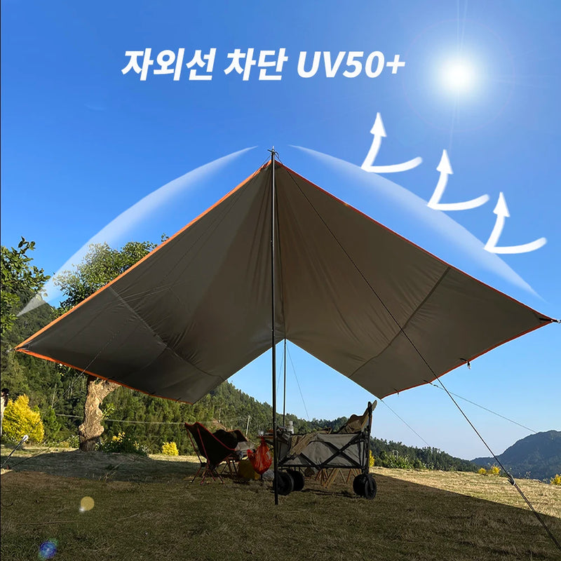 Oxford Large Tarp Waterproof 4x6m Sun Shelter Outdoor - View 2 | SAMAG