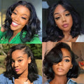 Bob Wigs Human Hair Body Wave 8-16inch V Part Wigs for Black Women Upgrade U Part Human Hair Wig Glueless Lace wigs Short Bob