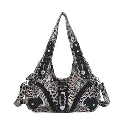 Angelkiss Women Handbags Leopard Bag Top-handle Fashion | SAMAG