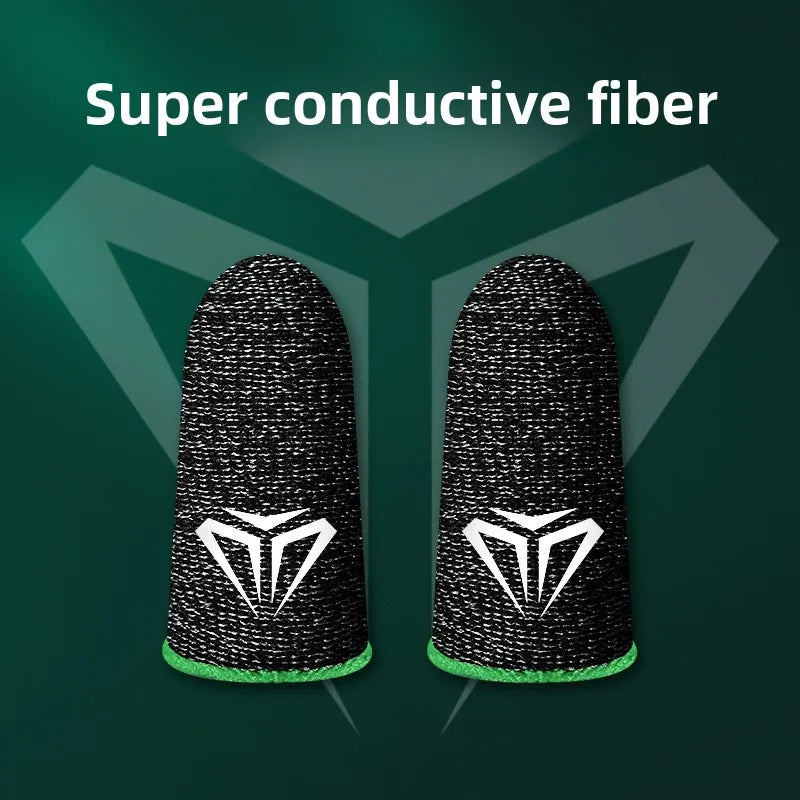 Gaming finger covers, gaming finger covers, touch screens, breathable and sweatproof mobile game finger covers.