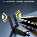 1300Mbps WiFi USB Adapter Dual Band 2.4G/5Ghz Wi - Fi Dongle 802.11AC Powerful Antenna Wireless Receiver - Visuel 4 | SAMAG