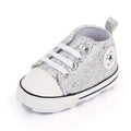 Baby Shoes High Quality Blingbling Canvas Sneaker Spring and Autumn Style Multiple Color Chioces 2024 New Baby Fashion D2479