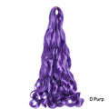 Loose Wave Braiding Hair Extensions 24" Synthetic Spiral Curls Braids Hair Pre Stretched Bouncy Braid French Curls Braiding Hair