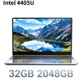 Intel Pentium 4405U 15.6 Inch Ultra Slim Laptop 16GB RAM 2TB SSD Gamer Notebook 1920x1080 Office Gaming Study PC Pro